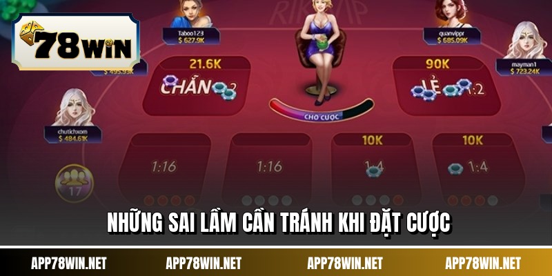 Những sai lầm cần tránh khi đặt cược