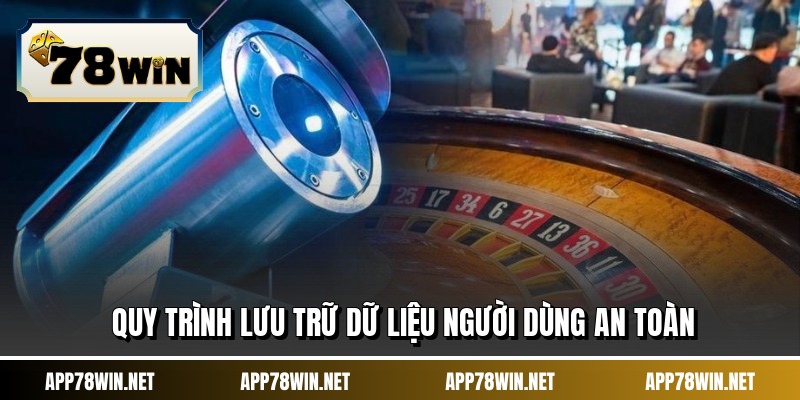 Quy trình lưu trữ dữ liệu người dùng an toàn
