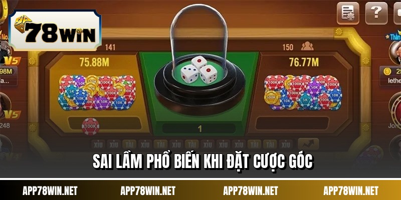 Sai lầm phổ biến khi đặt cược góc